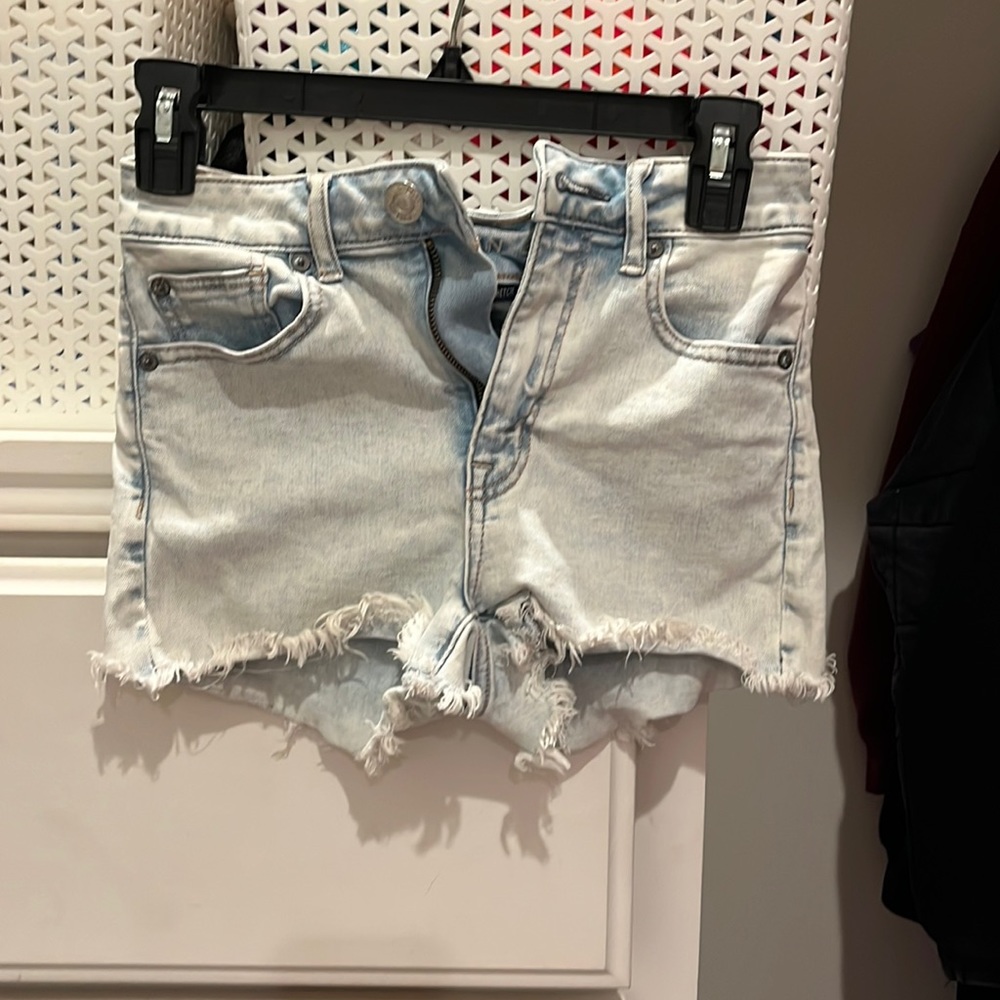 size zero american eagle shorts